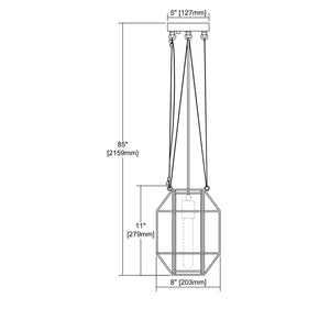 ELK Home - 11950/1 - One Light Mini Pendant - Waterbury - Oil Rubbed Bronze