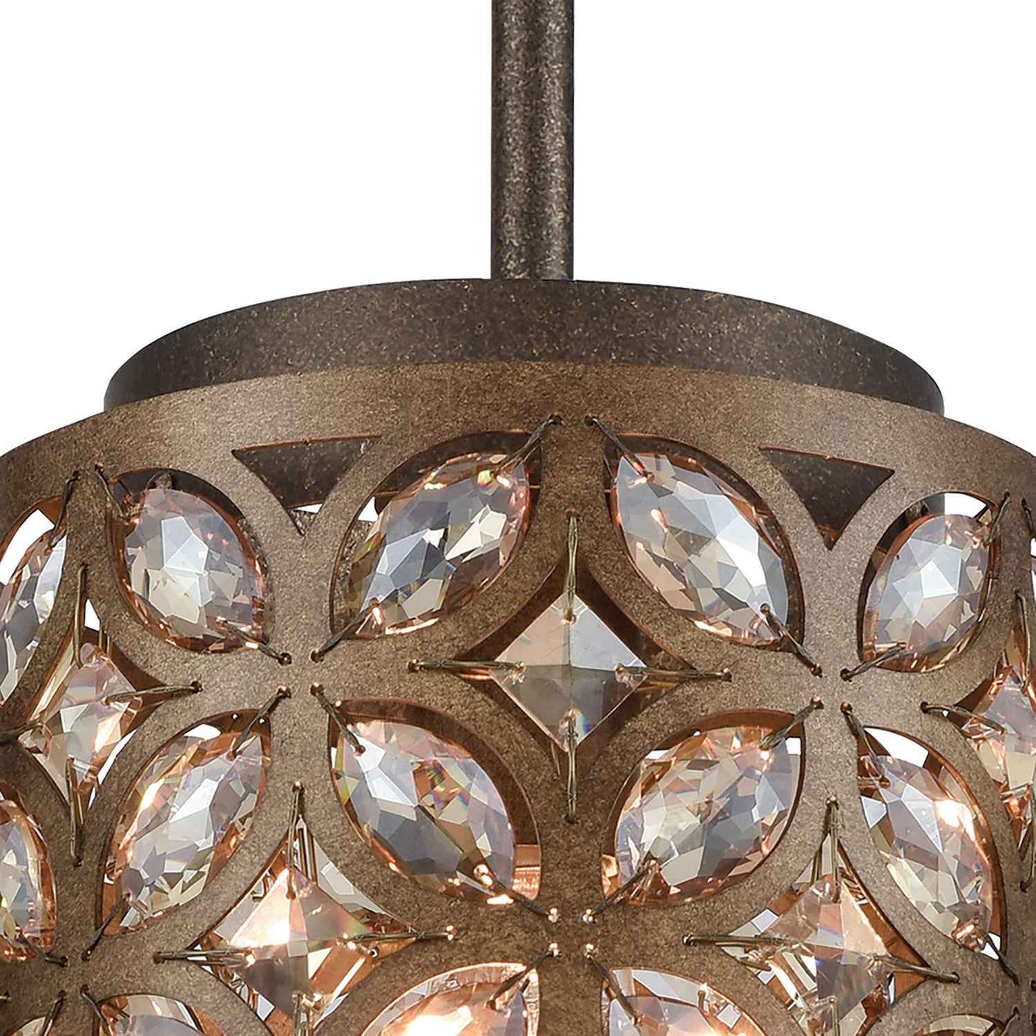 ELK Home - 12152/1 - One Light Mini Pendant - Rosslyn - Mocha