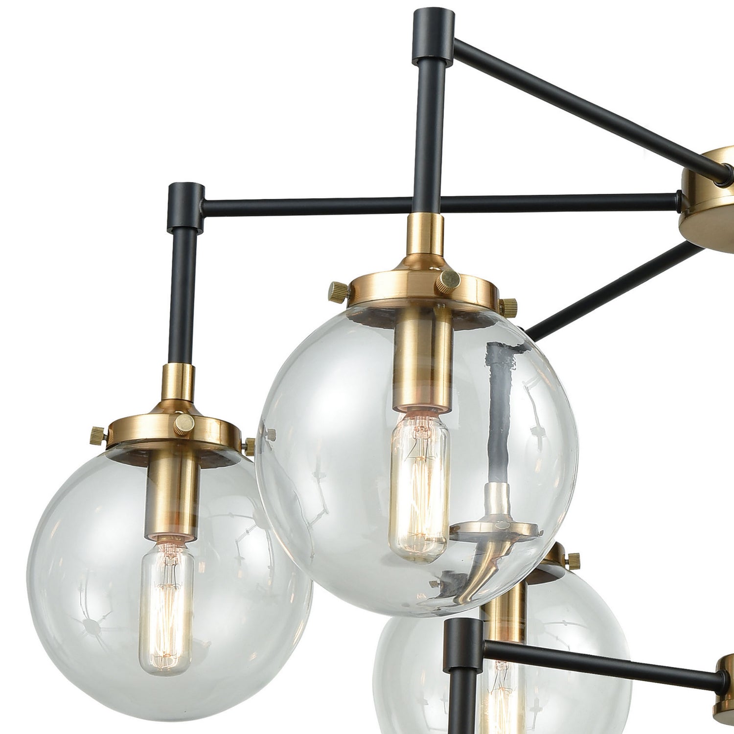 ELK Home - 14438/6+3 - Nine Light Chandelier - Boudreaux - Matte Black