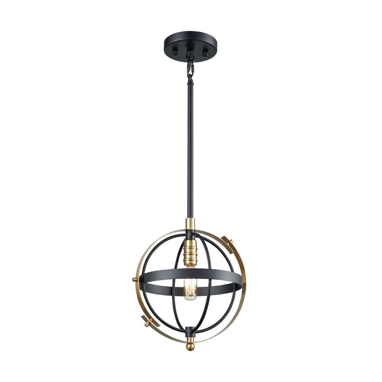 ELK Home - 15284/1 - One Light Mini Pendant - Caldwell - Matte Black