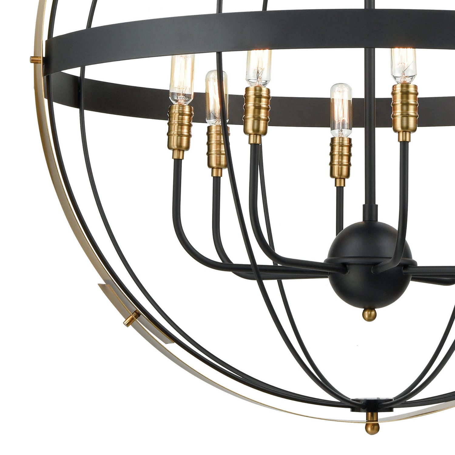 ELK Home - 15287/8 - Eight Light Chandelier - Caldwell - Matte Black