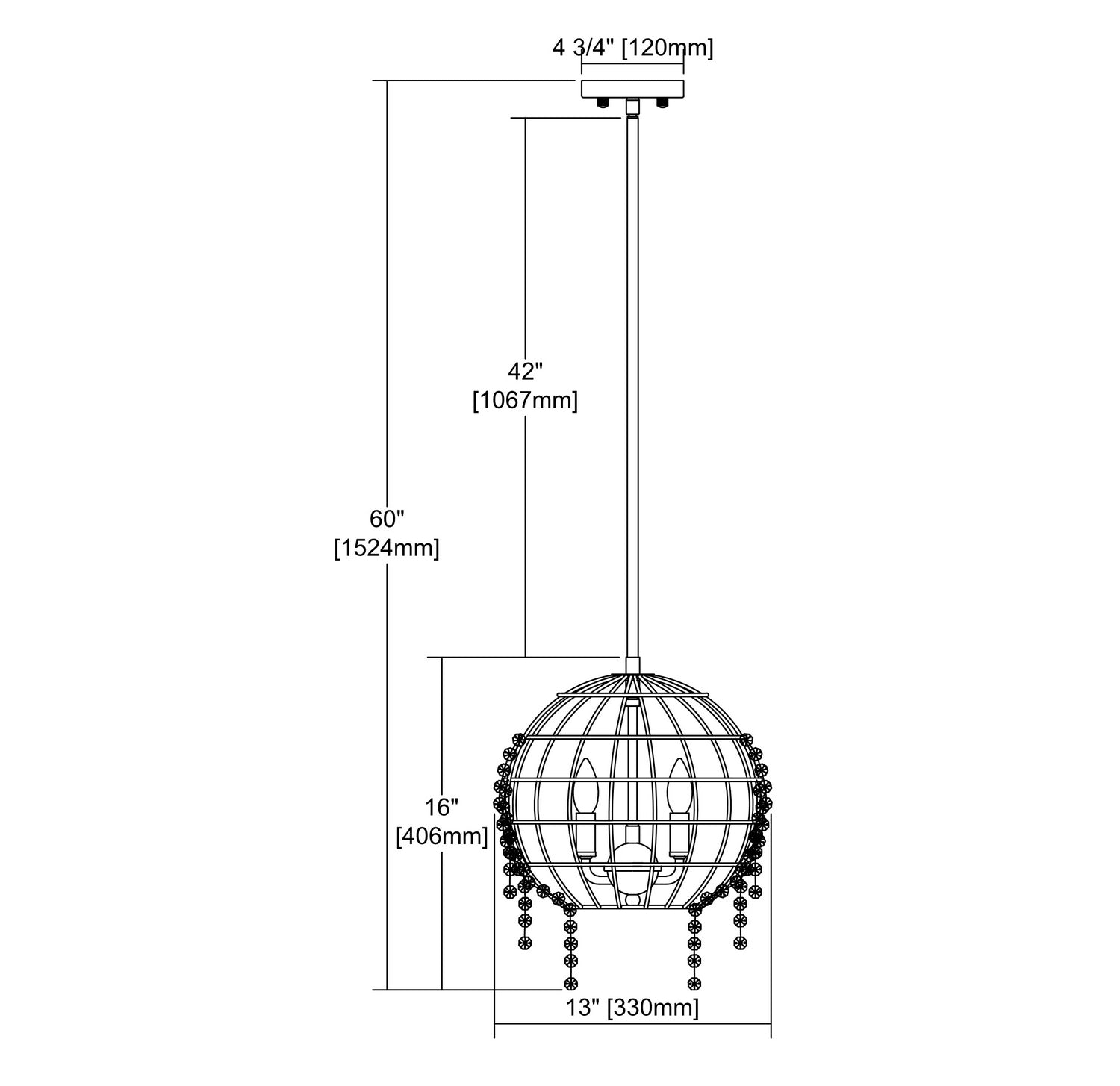 ELK Home - 15304/3 - Three Light Pendant - Yardley - Oil Rubbed Bronze