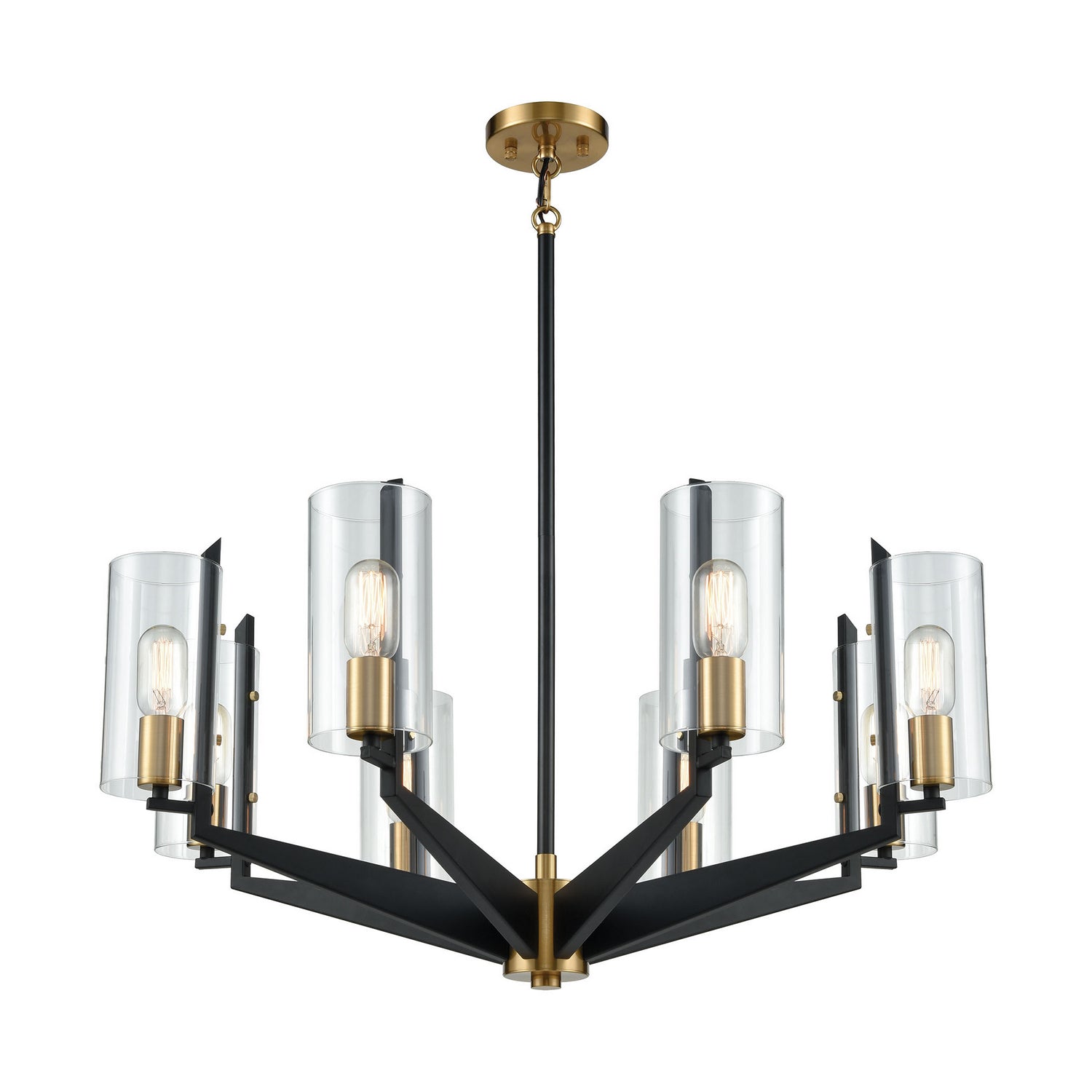 ELK Home - 15316/8 - Eight Light Chandelier - Blakeslee - Matte Black