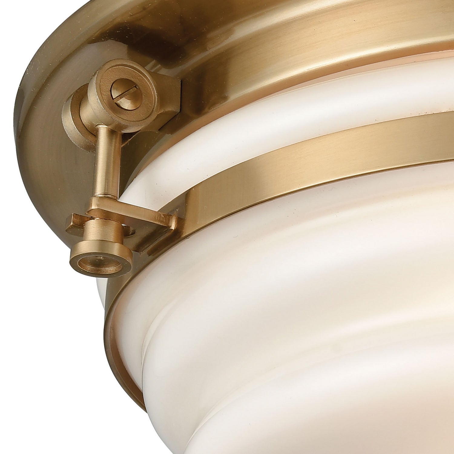 ELK Home - 16094/3 - Three Light Flush Mount - Riley - Satin Brass