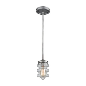 ELK Home - 16170/1 - One Light Mini Pendant - Synchronis - Weathered Zinc