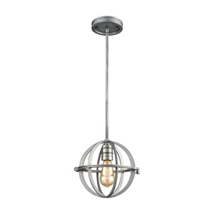 ELK Home - 16171/1 - One Light Mini Pendant - Aubridge - Weathered Zinc