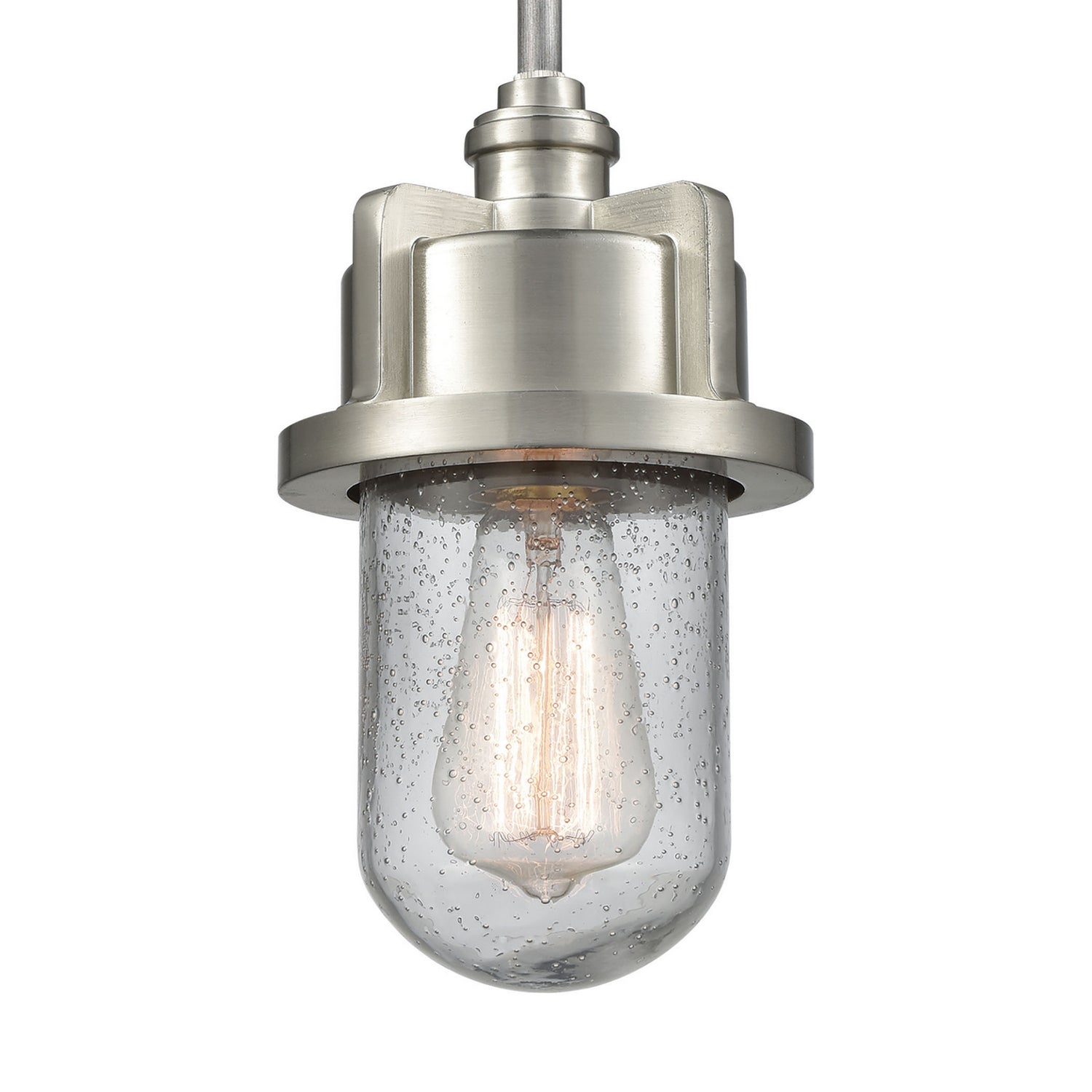 ELK Home - 16501/1 - One Light Mini Pendant - Briggs - Weathered Zinc