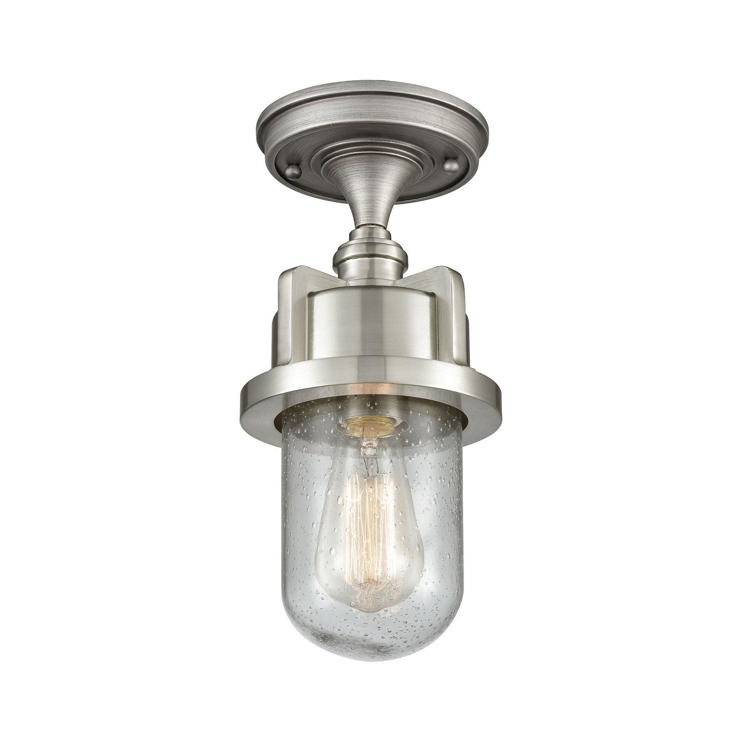 ELK Home - 16501/1 - One Light Mini Pendant - Briggs - Weathered Zinc