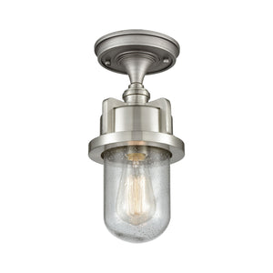 ELK Home - 16501/1 - One Light Mini Pendant - Briggs - Weathered Zinc