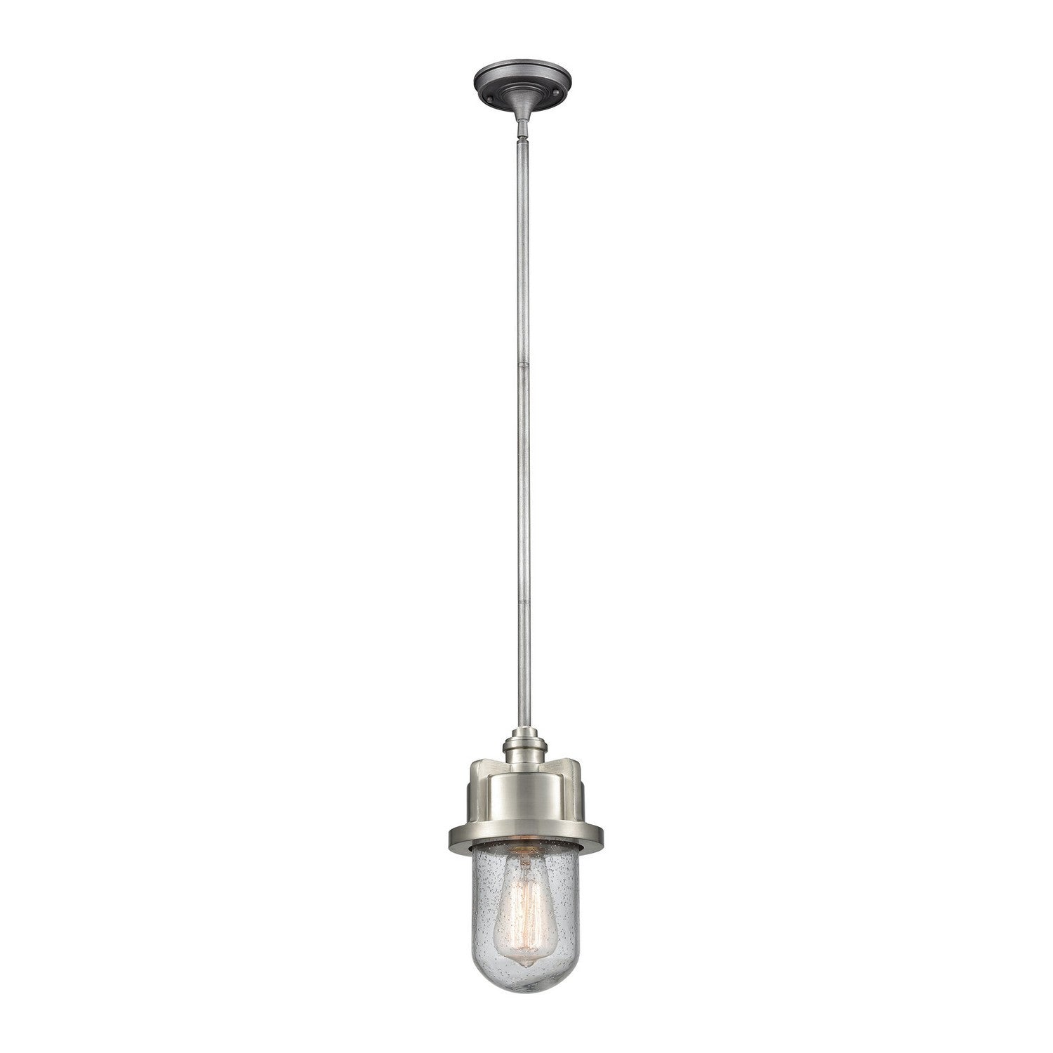 ELK Home - 16501/1 - One Light Mini Pendant - Briggs - Weathered Zinc