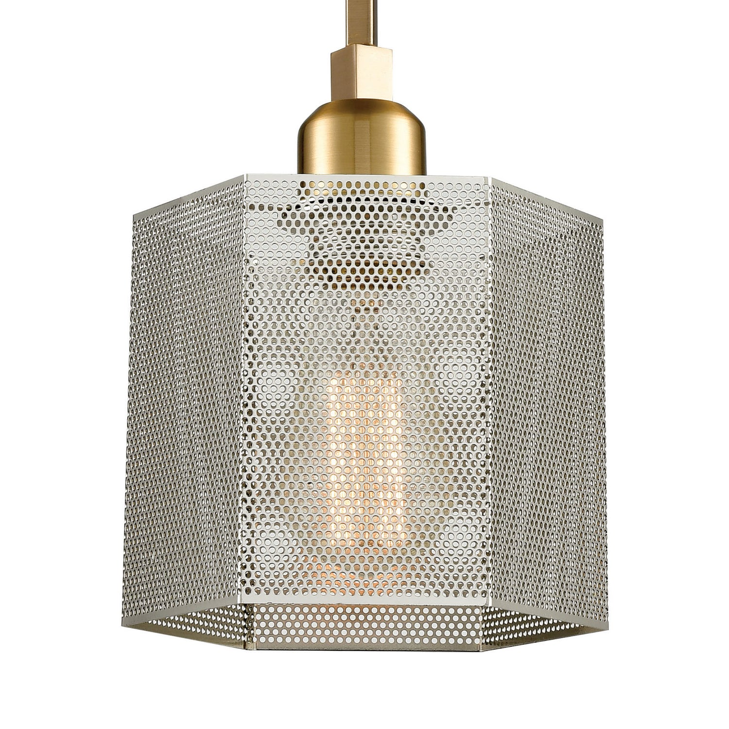 ELK Home - 21112/1 - One Light Mini Pendant - Compartir - Satin Brass