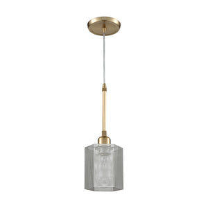 ELK Home - 21112/1 - One Light Mini Pendant - Compartir - Satin Brass