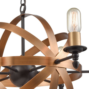 ELK Home - 21136/6 - Six Light Chandelier - Kingston - Oil Rubbed Bronze