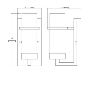 ELK Home - 21140/1 - One Light Wall Sconce - Holbrook - Oil Rubbed Bronze