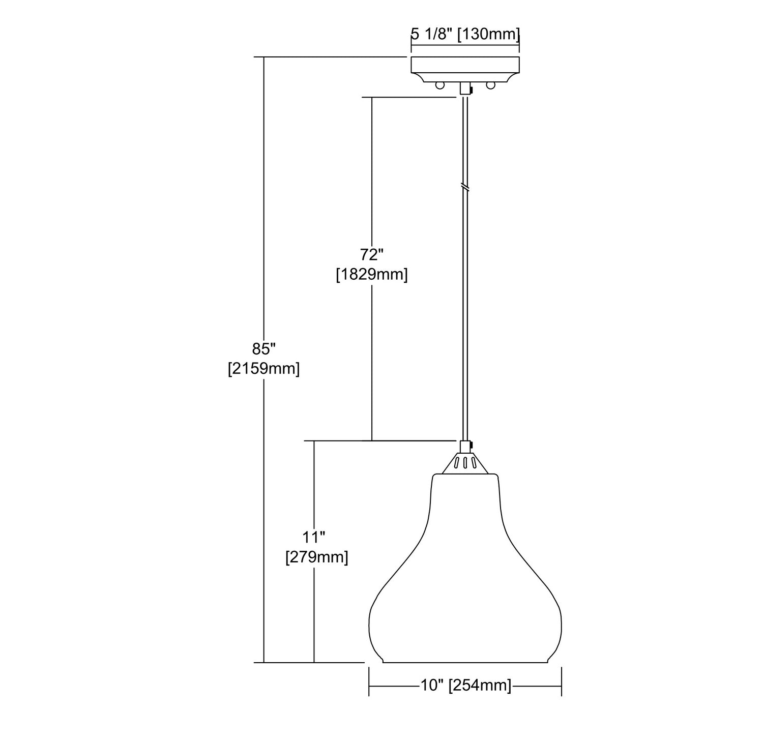 ELK Home - 25100/1 - One Light Mini Pendant - Belmont - Satin Nickel