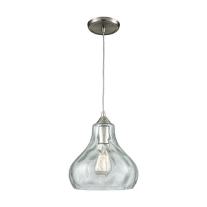 ELK Home - 25100/1 - One Light Mini Pendant - Belmont - Satin Nickel