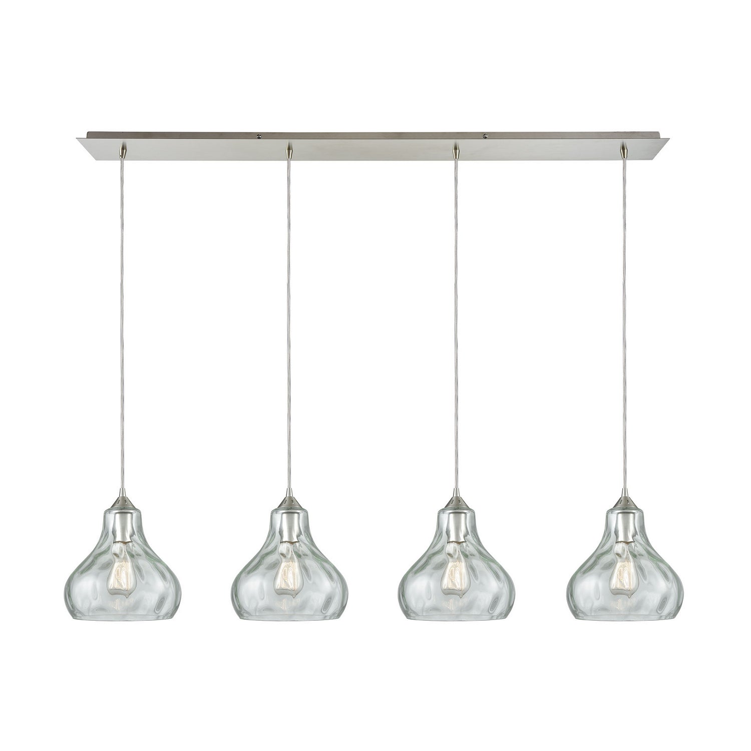 ELK Home - 25100/4LP - Four Light Pendant - Belmont - Satin Nickel