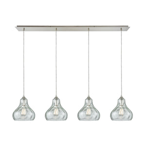 ELK Home - 25100/4LP - Four Light Pendant - Belmont - Satin Nickel