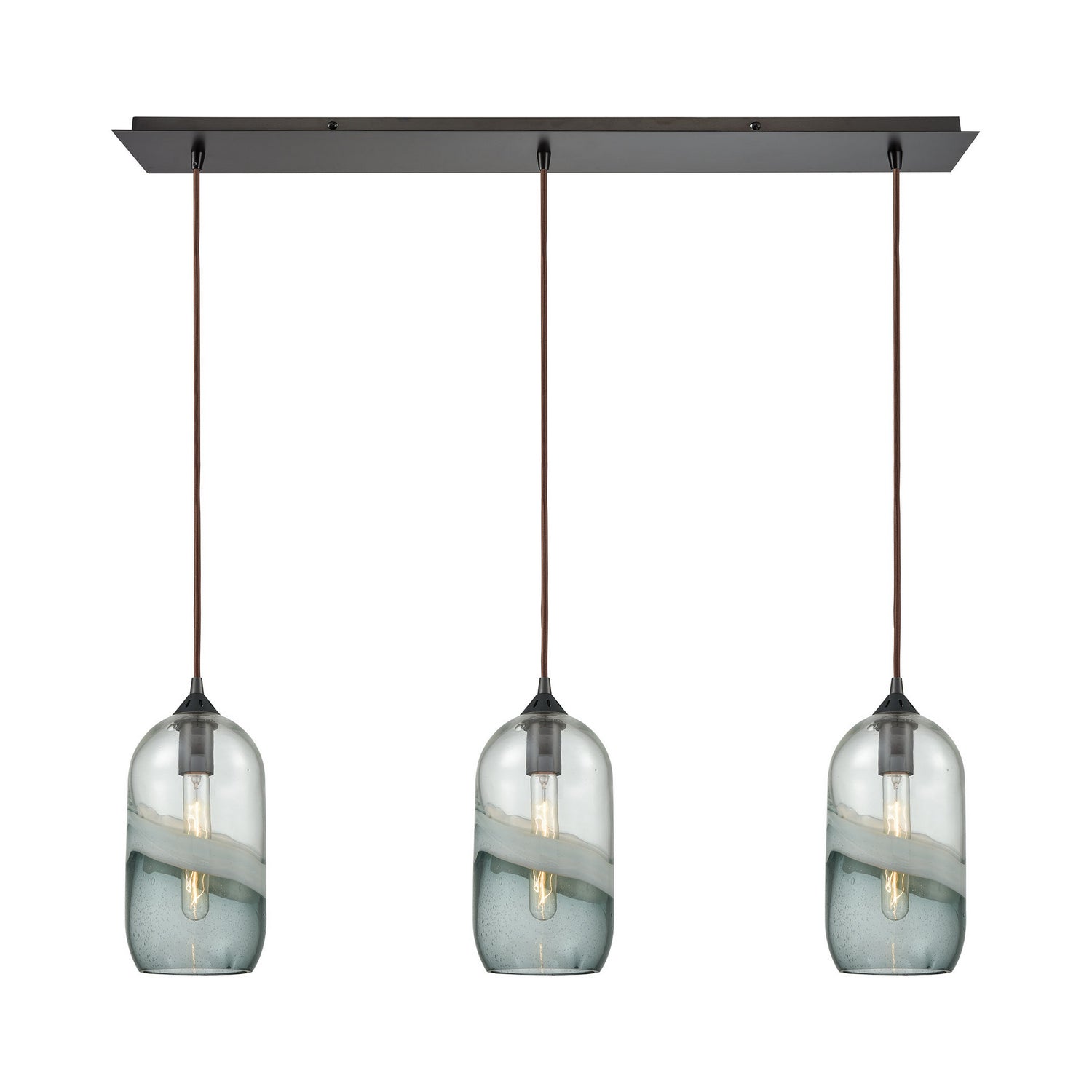 ELK Home - 25102/3LP - Three Light Pendant - Sutter Creek - Oil Rubbed Bronze