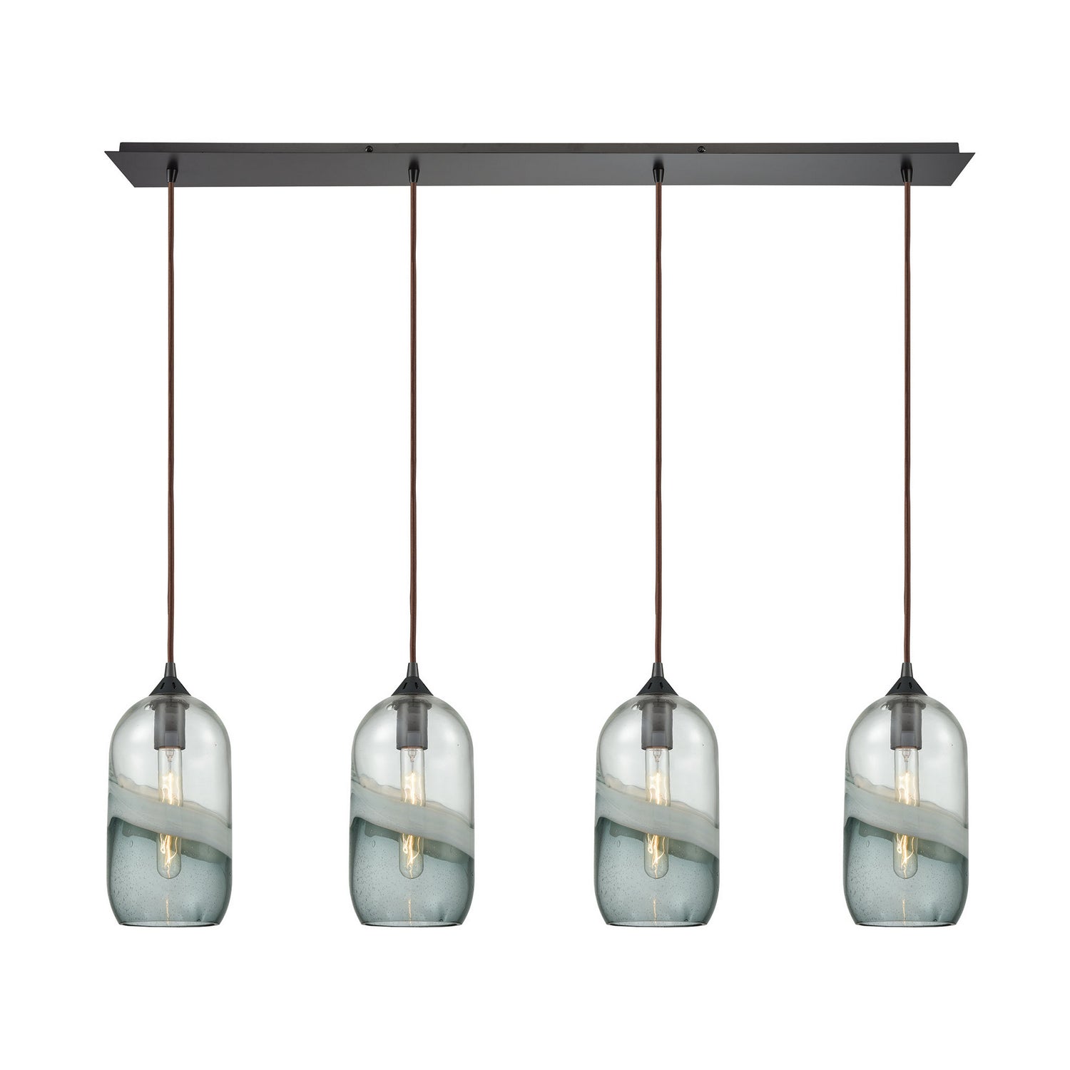 ELK Home - 25102/4LP - Four Light Pendant - Sutter Creek - Oil Rubbed Bronze