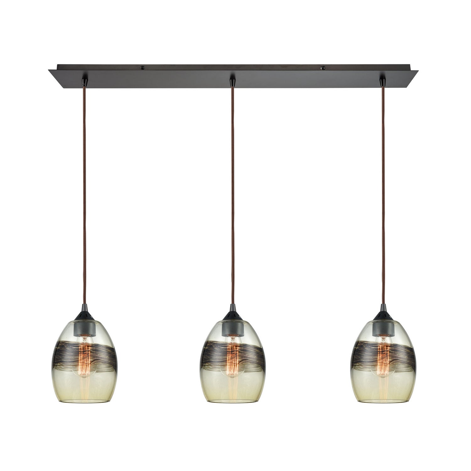 ELK Home - 25122/3LP - Three Light Pendant - Whisp - Oil Rubbed Bronze