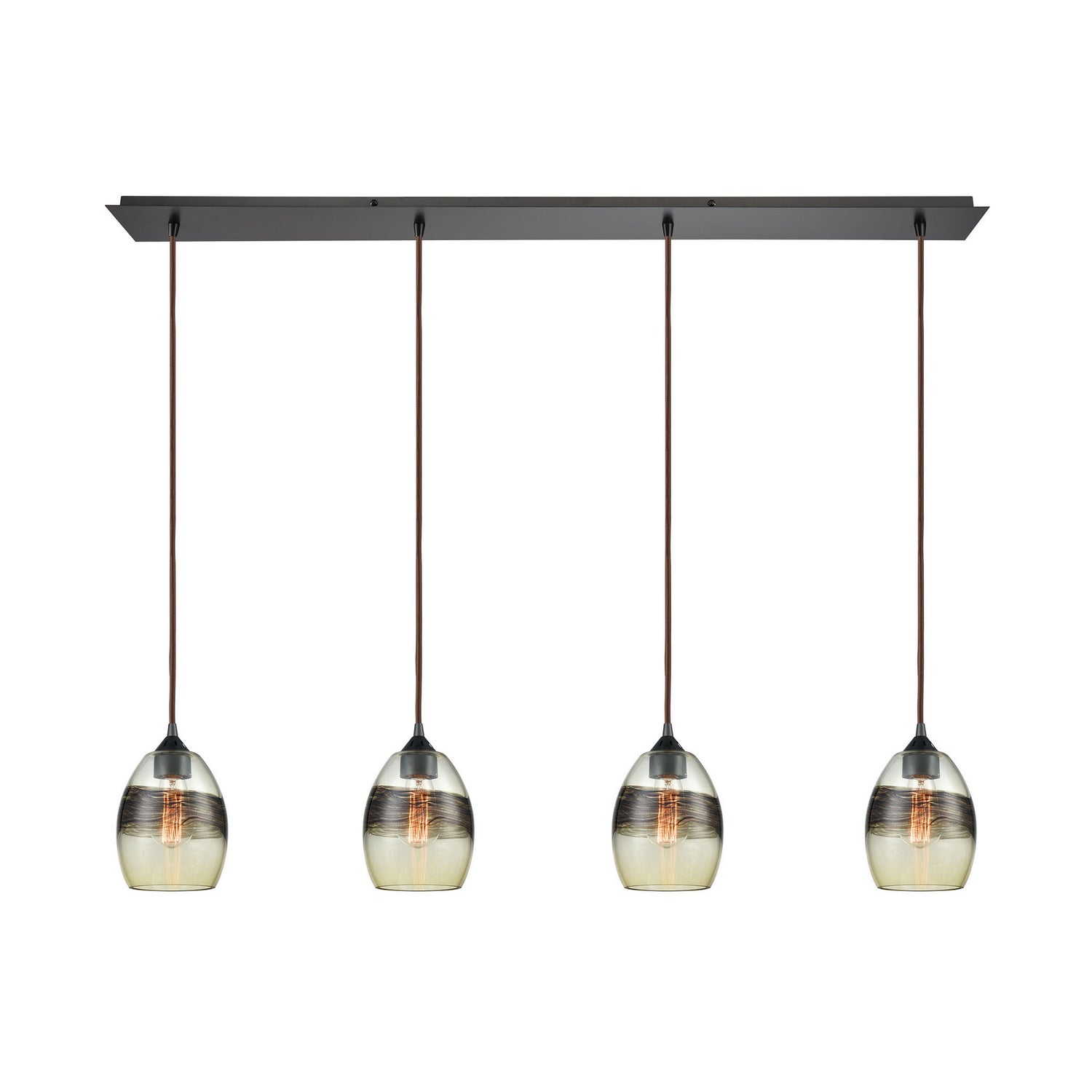 ELK Home - 25122/4LP - Four Light Pendant - Whisp - Oil Rubbed Bronze