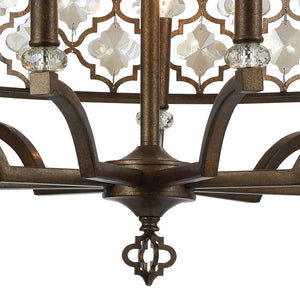 ELK Home - 31089/9 - Nine Light Chandelier - Armand - Weathered Bronze