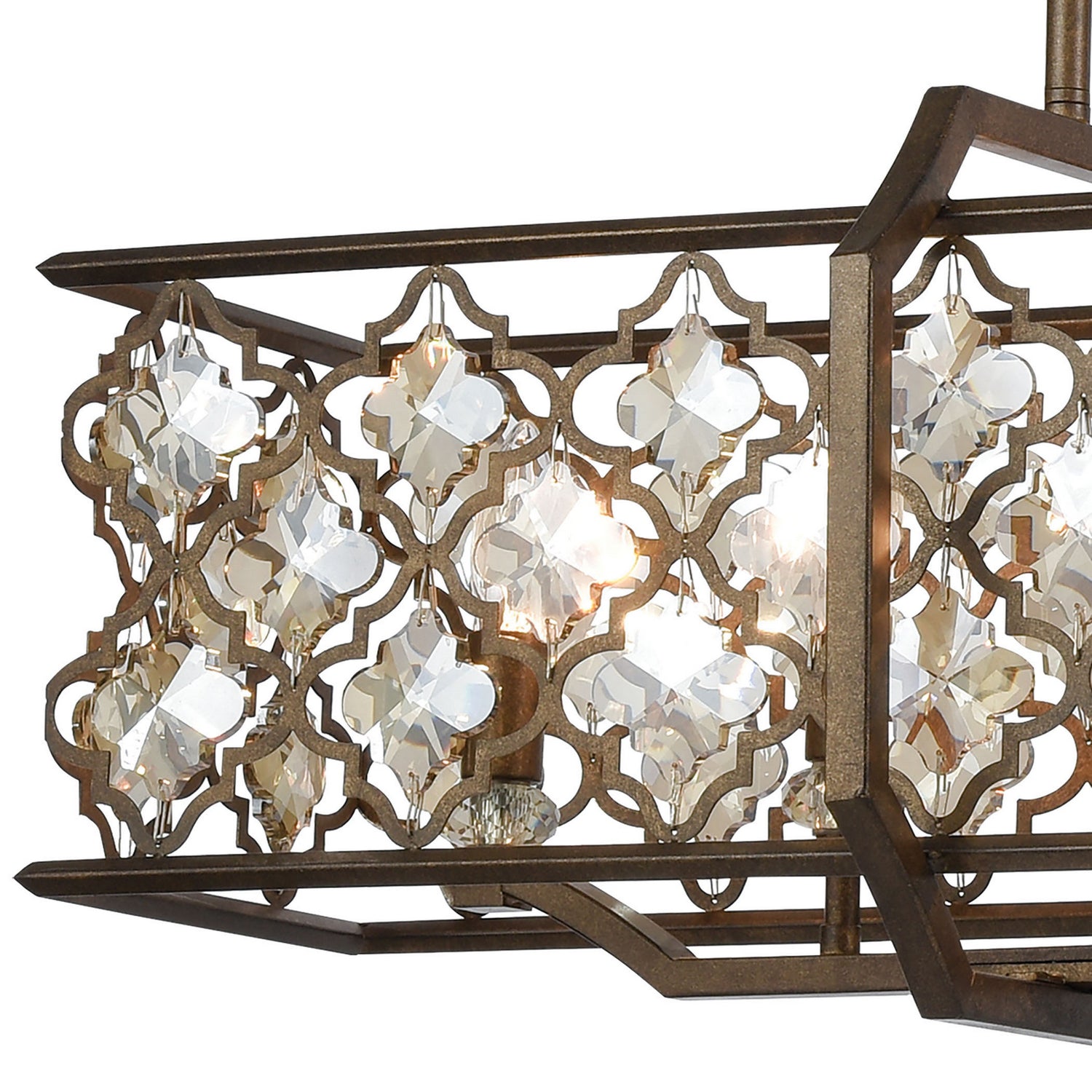 ELK Home - 31099/8 - Eight Light Linear Chandelier - Armand - Weathered Bronze