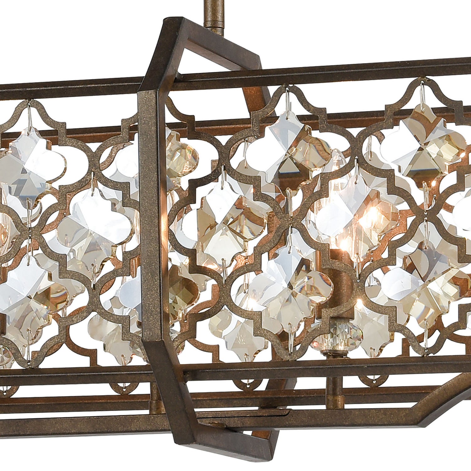 ELK Home - 31099/8 - Eight Light Linear Chandelier - Armand - Weathered Bronze