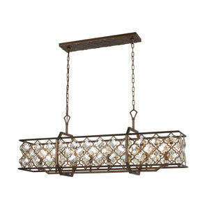 ELK Home - 31099/8 - Eight Light Linear Chandelier - Armand - Weathered Bronze