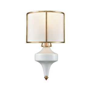 ELK Home - 33050/1 - One Light Wall Sconce - Ceramique - Antique Gold Leaf