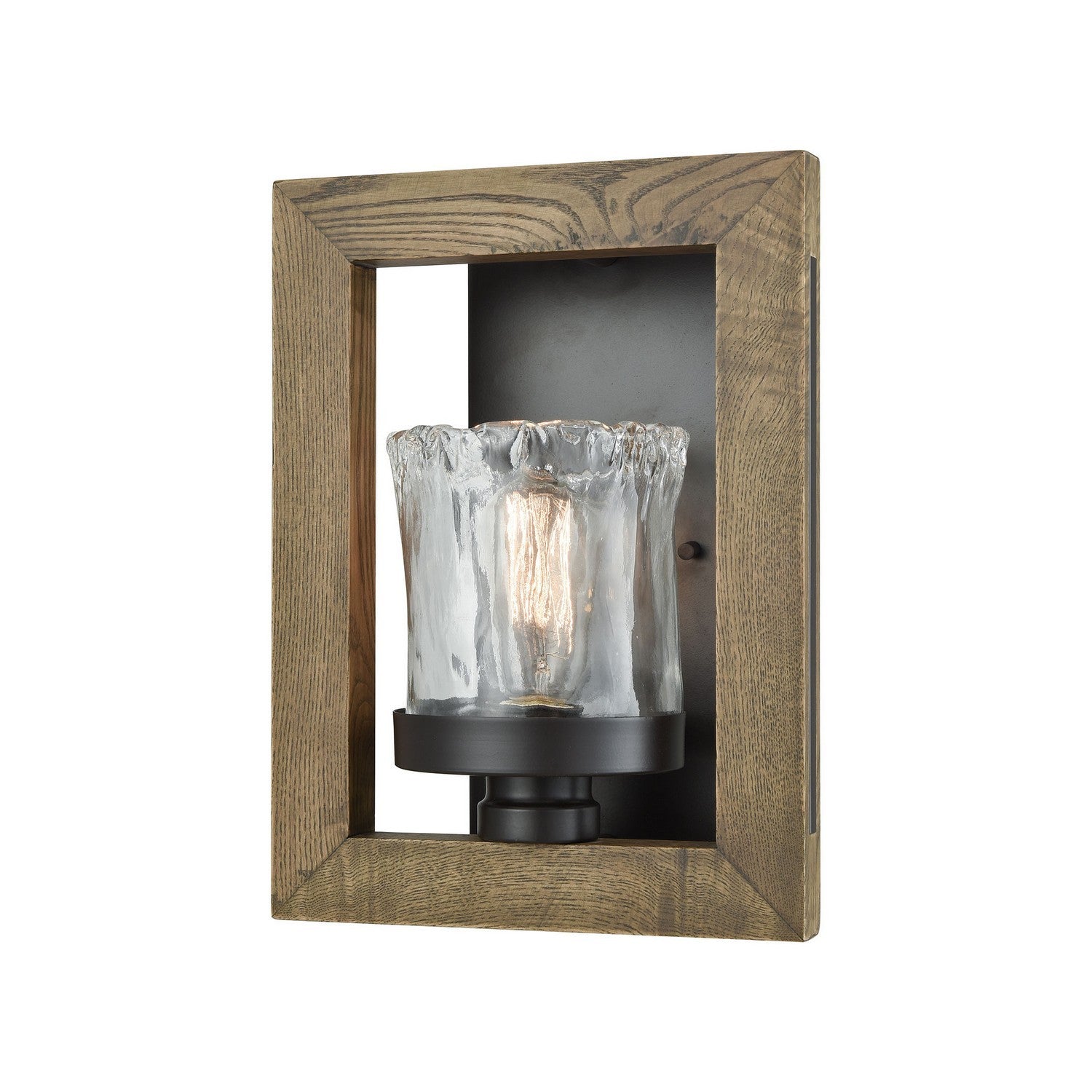 ELK Home - 33070/1 - One Light Wall Sconce - Timberwood - Oil Rubbed Bronze