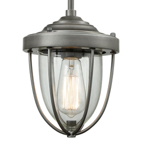 ELK Home - 33100/1 - One Light Mini Pendant - Sturgis - Weathered Zinc