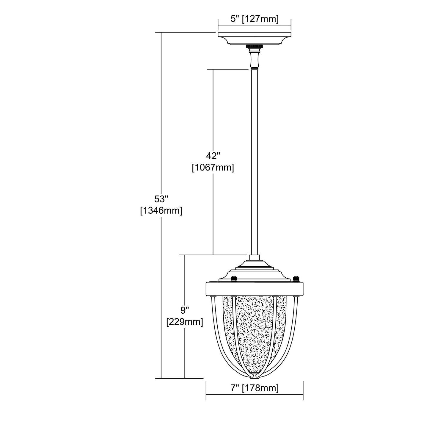 ELK Home - 33110/1 - One Light Mini Pendant - Sturgis - Satin Nickel