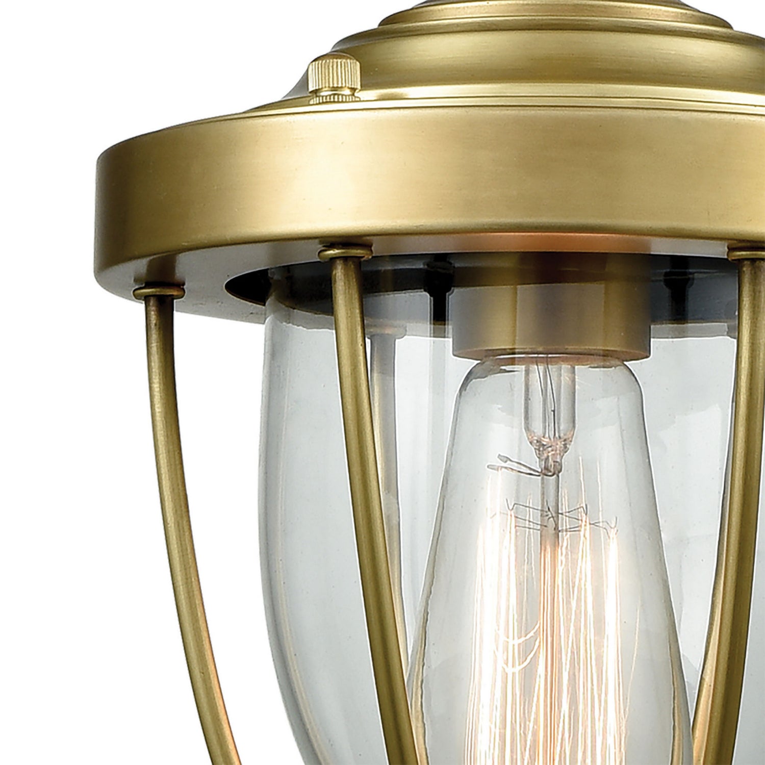 ELK Home - 33120/1 - One Light Mini Pendant - Sturgis - Satin Brass