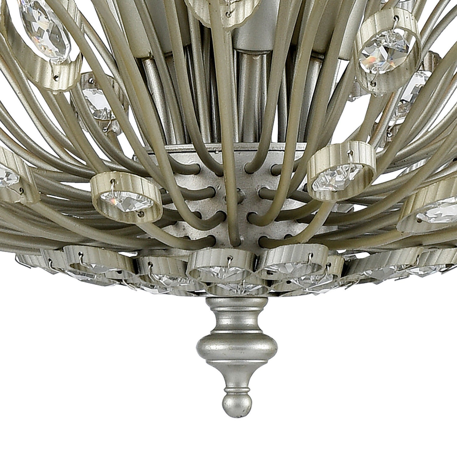 ELK Home - 33184/6 - Six Light Chandelier - Mullica - Aged Silver