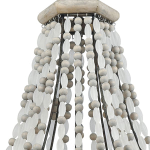 ELK Home - 33193/4 - Four Light Chandelier - Summerton - Washed Gray