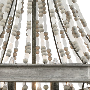 ELK Home - 33194/5 - Five Light Chandelier - Summerton - Washed Gray