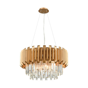 ELK Home - 33215/6 - Six Light Chandelier - Seneca Falls - Matte Gold