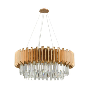 ELK Home - 33216/8 - Eight Light Chandelier - Seneca Falls - Matte Gold