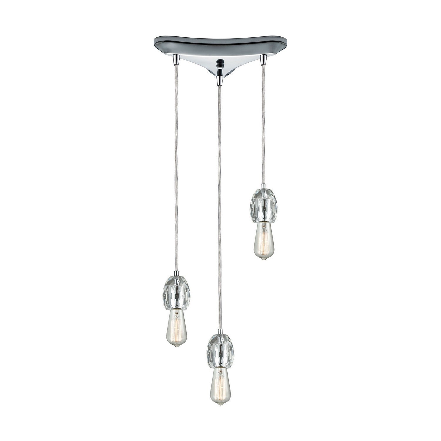 ELK Home - 33220/3 - Three Light Pendant - Socketholder - Polished Chrome