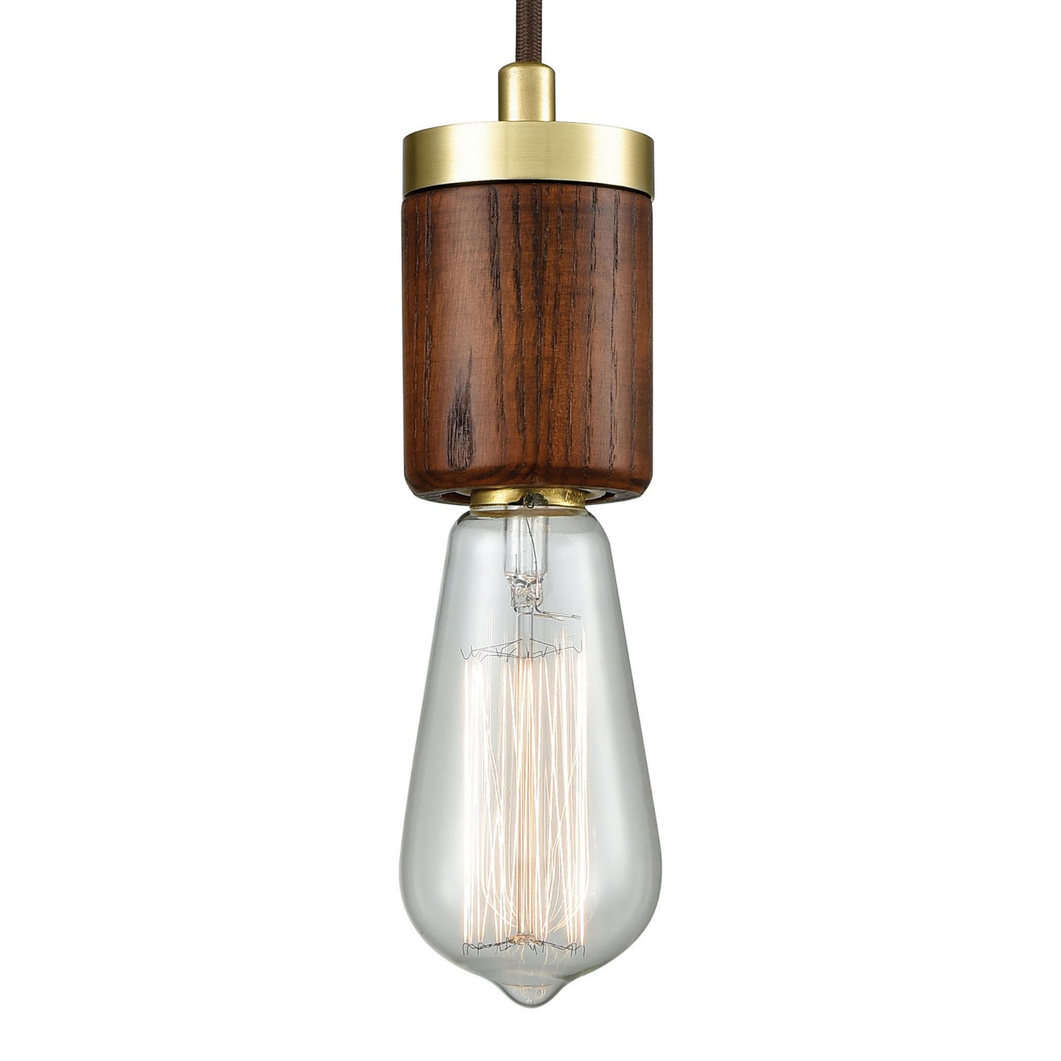 ELK Home - 33225/1 - One Light Mini Pendant - Socketholder - Satin Brass