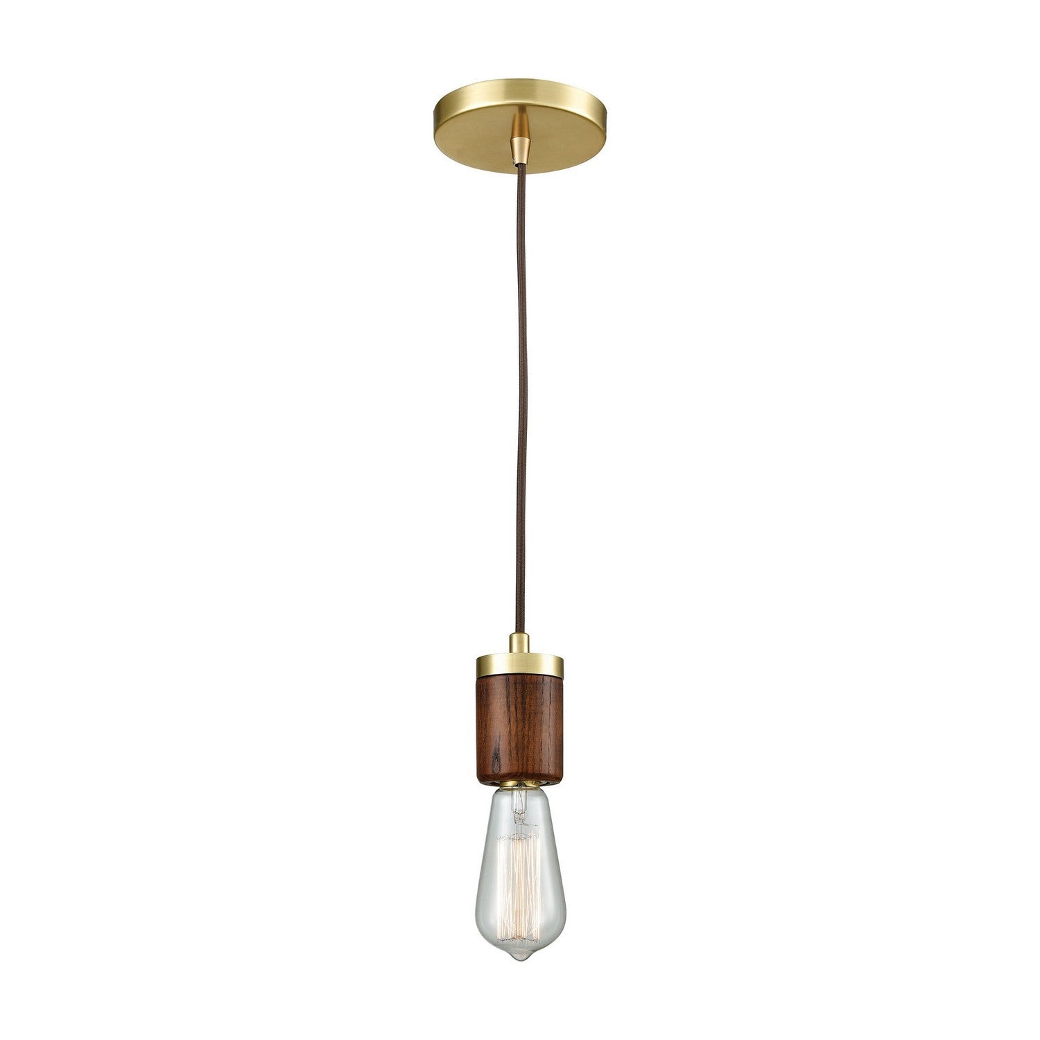 ELK Home - 33225/1 - One Light Mini Pendant - Socketholder - Satin Brass