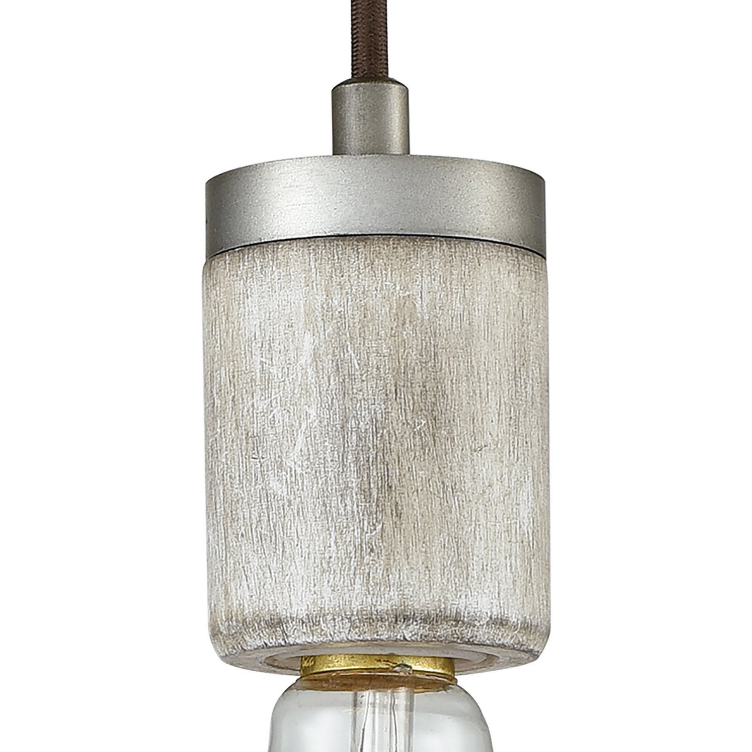 ELK Home - 33235/1 - One Light Mini Pendant - Socketholder - Weathered Zinc