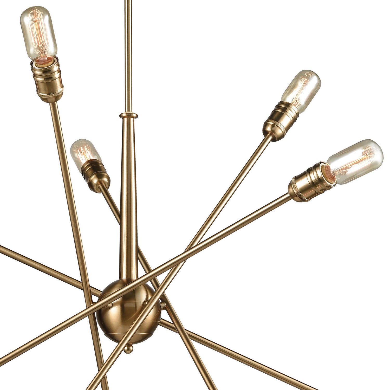 ELK Home - 46241/10 - Ten Light Chandelier - Delphine - Satin Brass