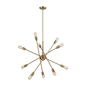 ELK Home - 46241/10 - Ten Light Chandelier - Delphine - Satin Brass