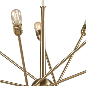 ELK Home - 46242/14 - 14 Light Chandelier - Delphine - Satin Brass