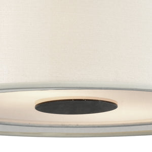 ELK Home - 46267/2 - Two Light Semi Flush Mount - Ashland - Matte Black