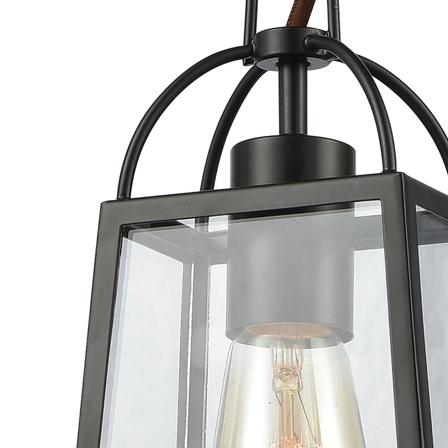 ELK Home - 46274/1 - One Light Mini Pendant - Barnside - Oil Rubbed Bronze