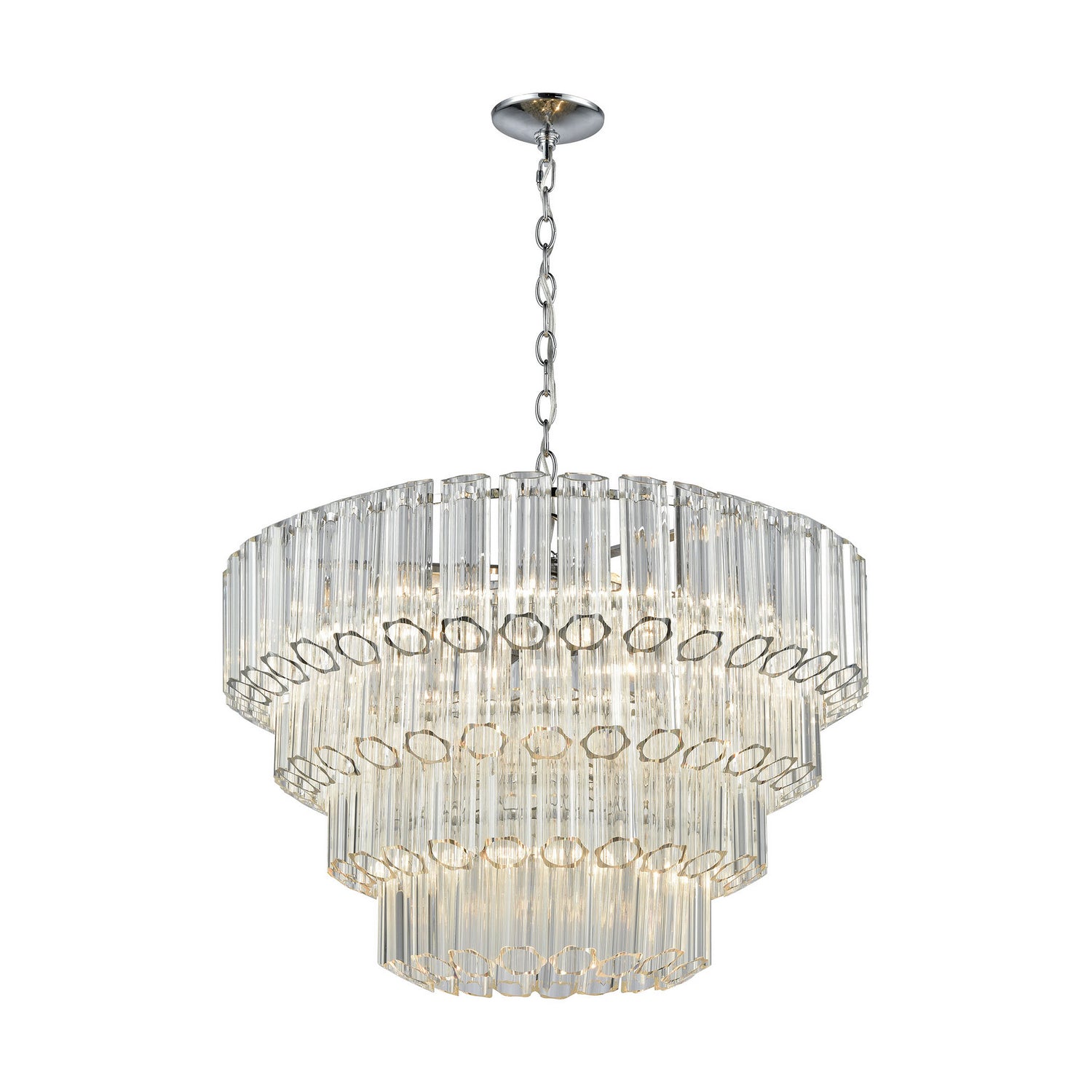 ELK Home - 46313/7 - Seven Light Chandelier - Carrington - Polished Chrome